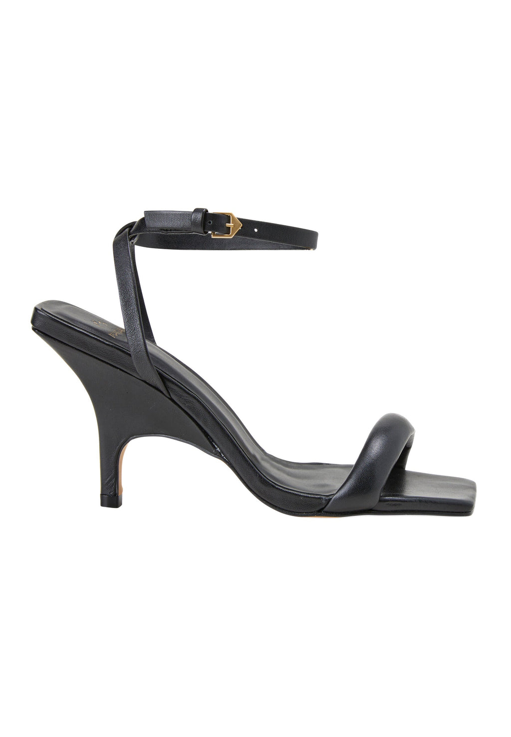 White Calf Leather Sandals Cortiça – Women’s 9 cm High Heel with Ankle Strap