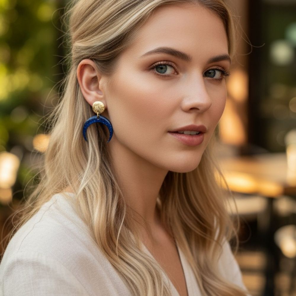 Claire - STARDUST Statement Blauw/Goud