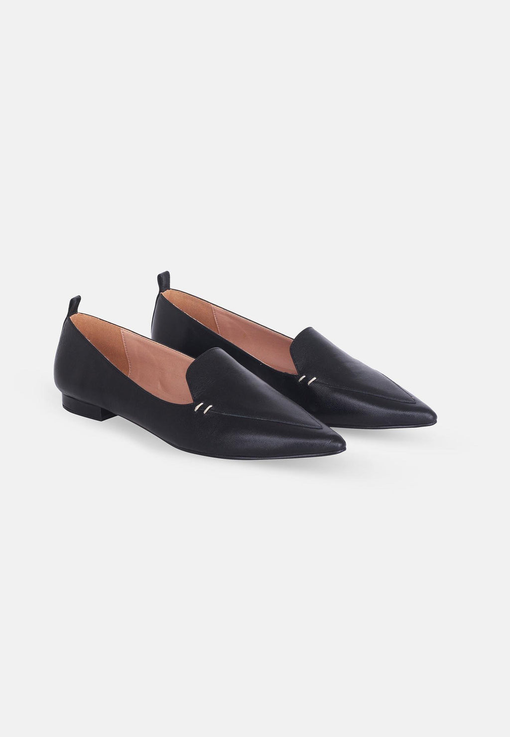 Butia Leather Ballerinas Butia – Women’s Pointed-Toe Flat Shoes